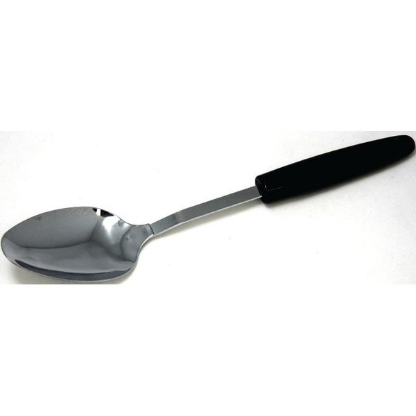 Chef Craft Basting Spoon, 12 in OAL, Stainless Steel, Black, Chrome 12930